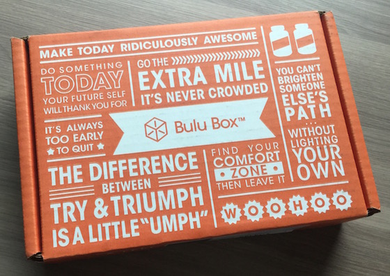 Bulu Box Subscription Box Review & 50% Off Coupon – Jan 2014 Box