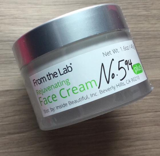 From The Lab Subscription Box Review – February 2015 Face Cream