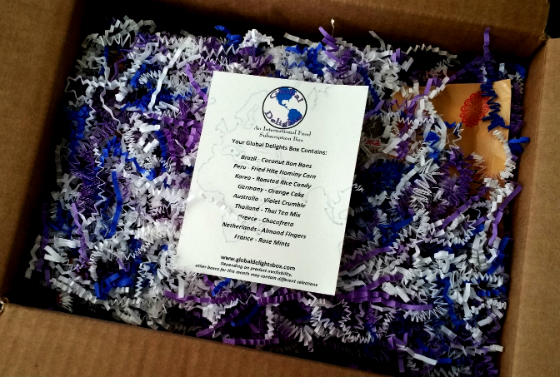 Global Delights Subscription Box Review - January 2015 First Look