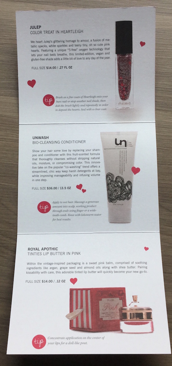 GlossyBox Subscription Box Review – February 2015 Info
