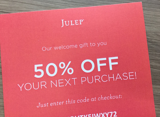 Julep St. Patrick's Day Welcome Box Review + Free Box Offer Coupon