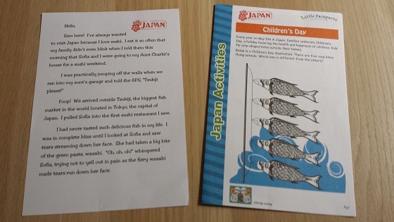 Little Passports Subscription Box Review – February 2015 Letter Activities