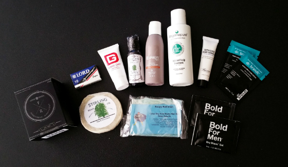 Luxury Barber Subscription Box Review - January 2015 Items