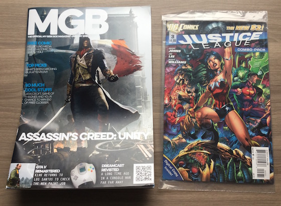 My Geek Box Subscription Review – January 2015 Comic