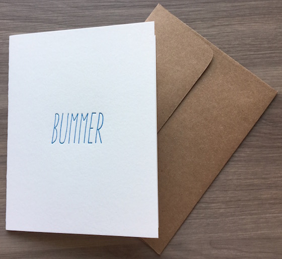 Nicely Noted Subscription Review – February 2015 Bummer