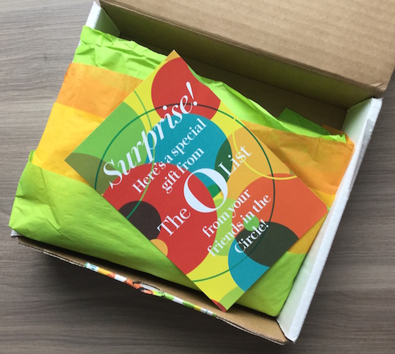 Oprah Circle of Friends Subscription O-List Item Review Box