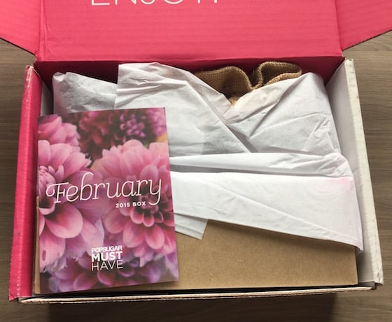 POPSUGAR Must Have Box February 2015 Review + Coupon Box