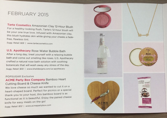 POPSUGAR Must Have Box February 2015 Review + Coupon Info