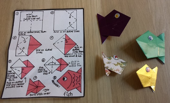 Reiko Rose Subscription Box Review - February 2015 Origami Fish