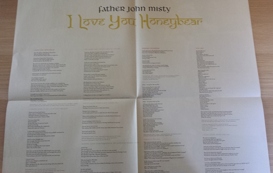 Vinyl Me, Please Subscription Box Review – February 2015 Lyrics Poster