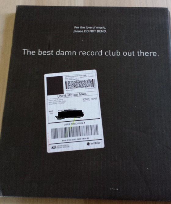 Vinyl Me, Please Subscription Box Review – February 2015 Shipment