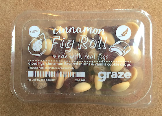 Graze Subscription Box Review + Free Box Coupon - March 2015 Fig Roll