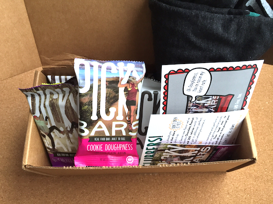 Picky Club Energy Bar Subscription Box - March 2015 Contents