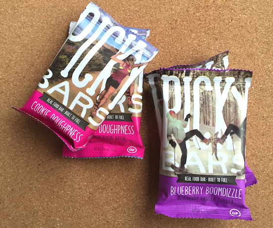 Picky Club Energy Bar Subscription Box - March 2015 Doughness