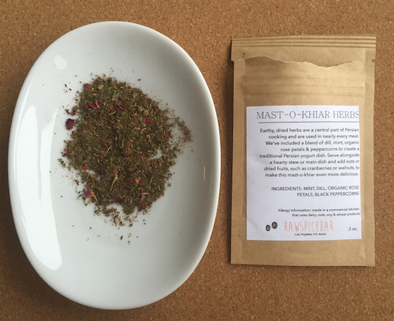 RawSpiceBar Subscription Box Review - March 2015