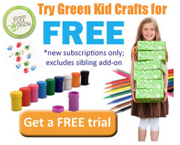 Green Kid Crafts Free Trial Box Offer!