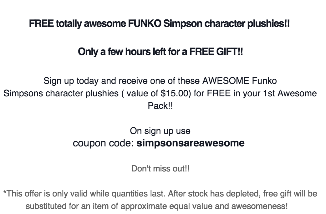 Awesome Pack Coupon