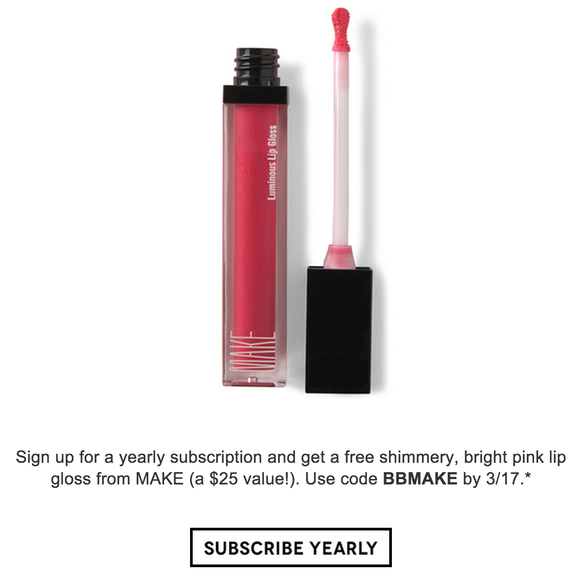Birchbox Gift with Subscription Purchase Lip Gloss