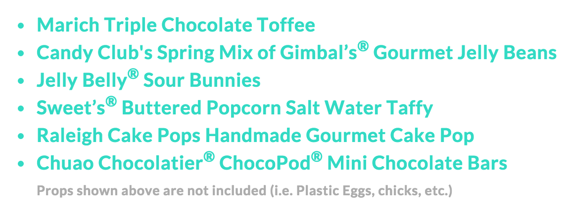 Candy Club Easter Box Products