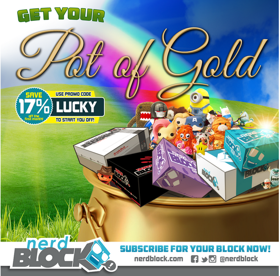 Nerd Block St. Patrick's Day Sale