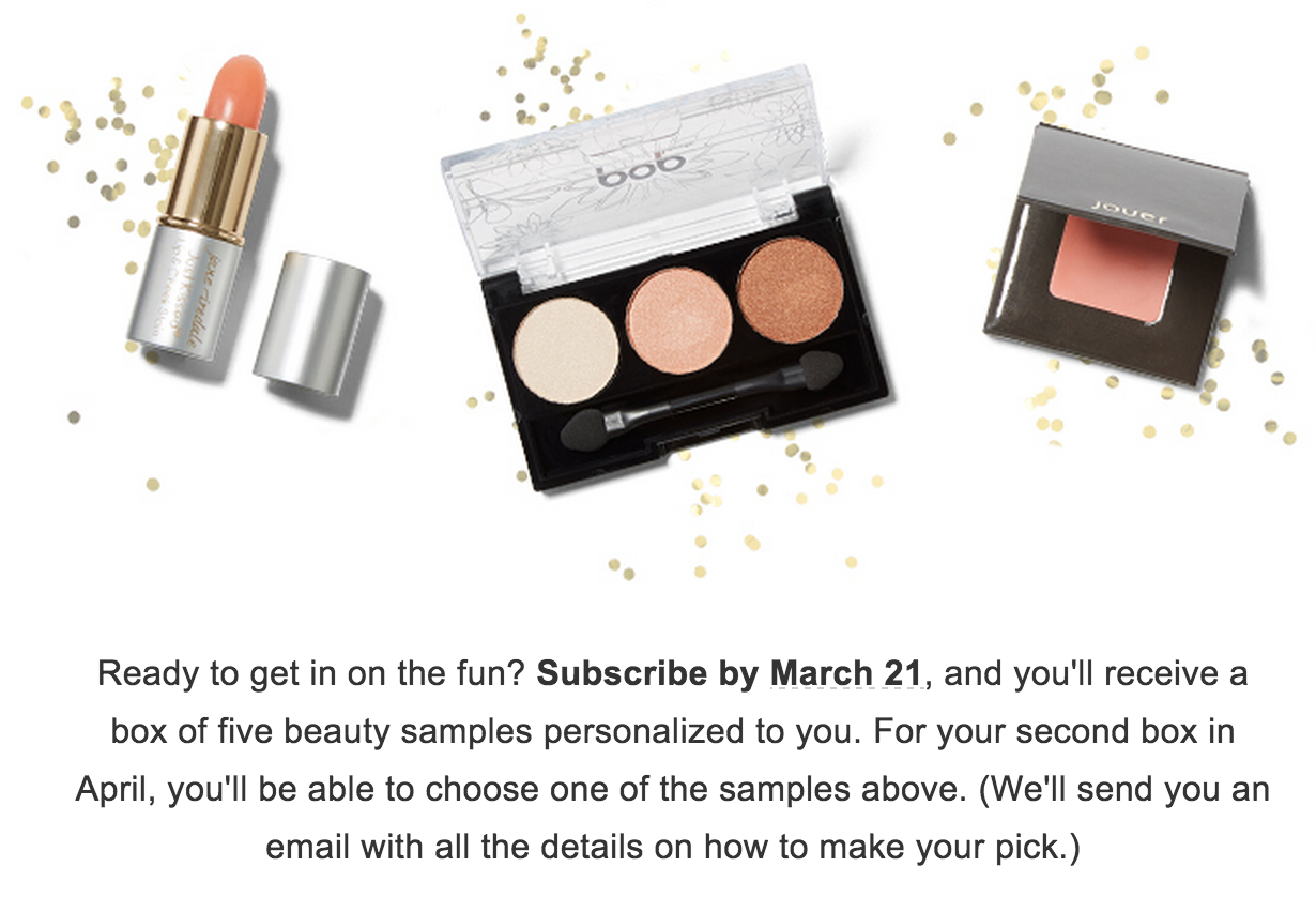 Birchbox April 2015 Sample Choice Spoilers! 3 Samples