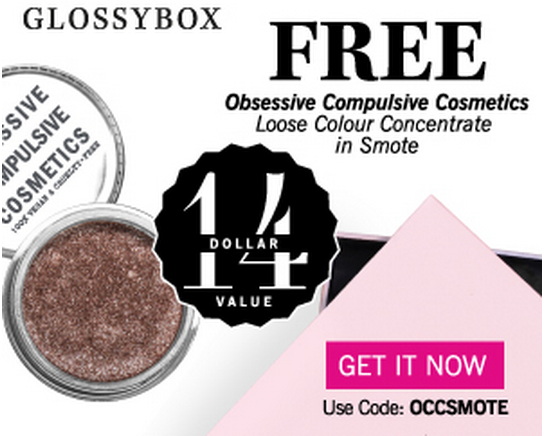 GlossyBox GWP Eye Shadow Coupon