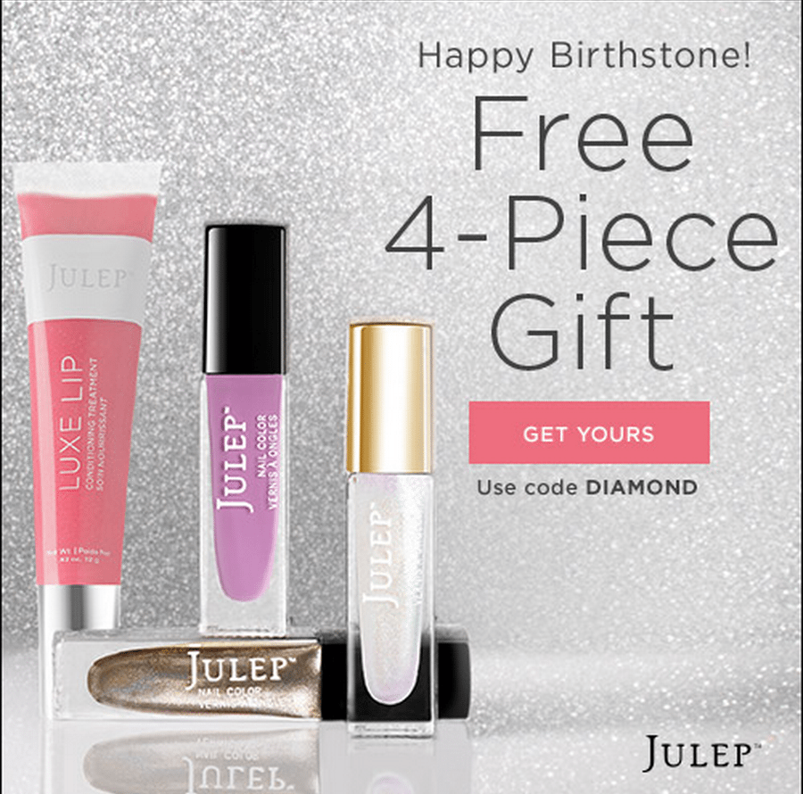 Free Julep Maven April Birthstone Welcome Box