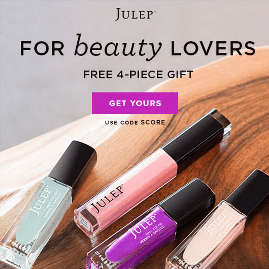 Free Julep Maven April Birthstone Welcome Box! Beauty Lovers Box