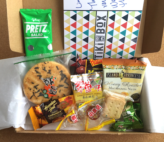 The Tiki Box Subscription Box Review - March 2015 Inside