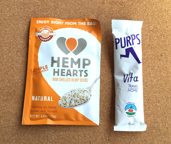 UrthBox Subscription Box Review - March 2015 - Hemp Hearts