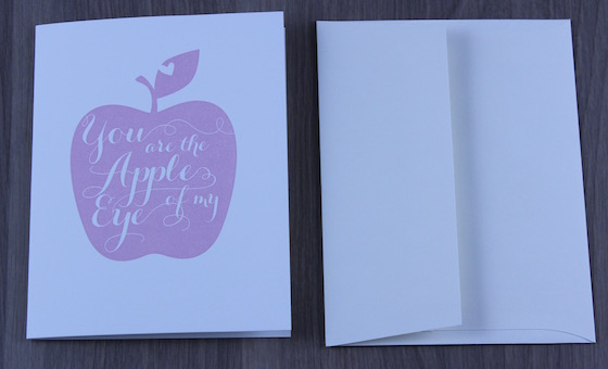 A Little Bundle Subscription Box Review – February 2015 Card