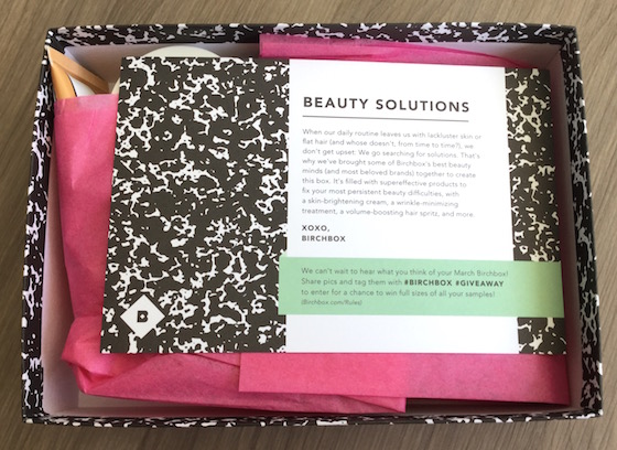 Birchbox Review - March 2015 First Look