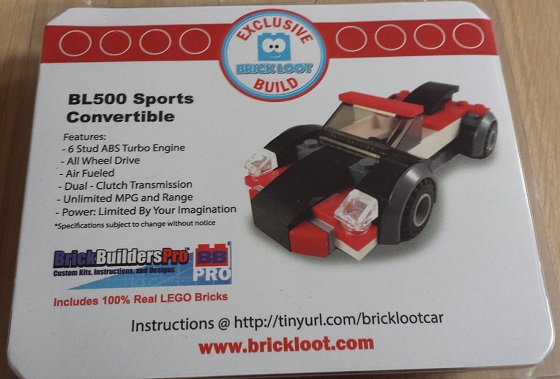 Brick Loot Subscription Box Review - March 2015 Convertible 