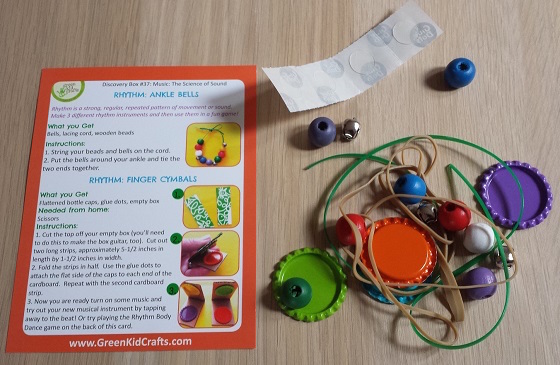 Green Kid Crafts Subscription Box Review - March 2015 Bells Supplies
