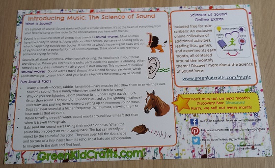 Green Kid Crafts Subscription Box Review - March 2015 Info