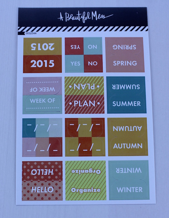 A Beautiful Mess Happy Mail Subscription Review – March 2015 Tabs