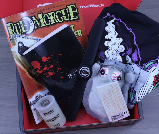 Horror Block Subscription Box Review – January 2015 Items