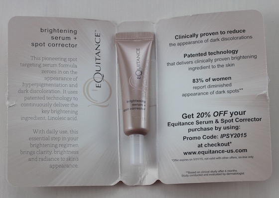 Ipsy Review - March 2015 Serum