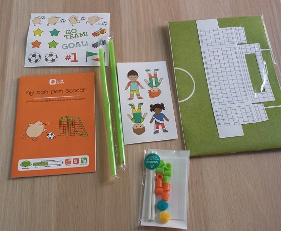 Kiwi Crate Subscription Box Review & Coupon – February 2015 Soccer Supplies