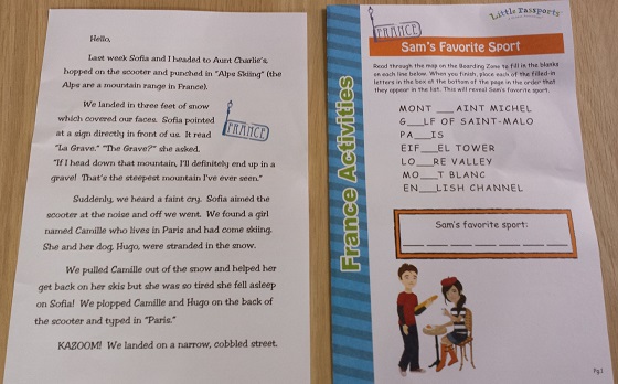 Little Passports Subscription Box Review – March 2015 Letter Booklet