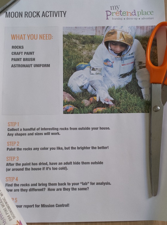 My Pretend Place Craft Subscription Box Review – Feb 2015 Activity
