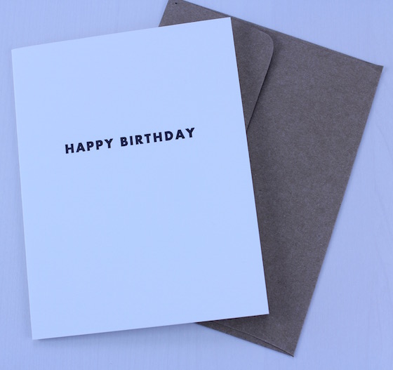 Nicely Noted Subscription Review – March 2015 Happy Birthday