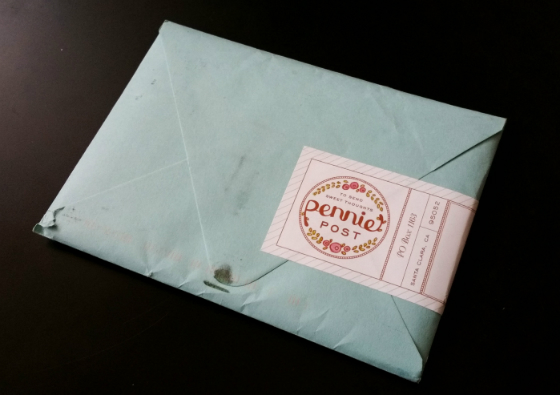 Pennie Post Subscription Review – March 2015 Envelope