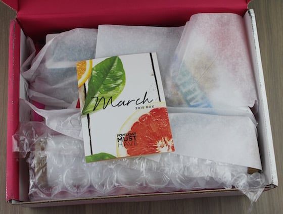 POPSUGAR Must Have Box March 2015 Review + Coupon Unboxing