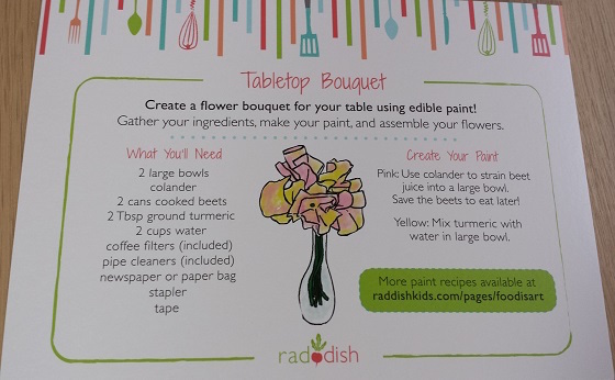 Raddish Kids Subscription Box Review – March 2015 Craft