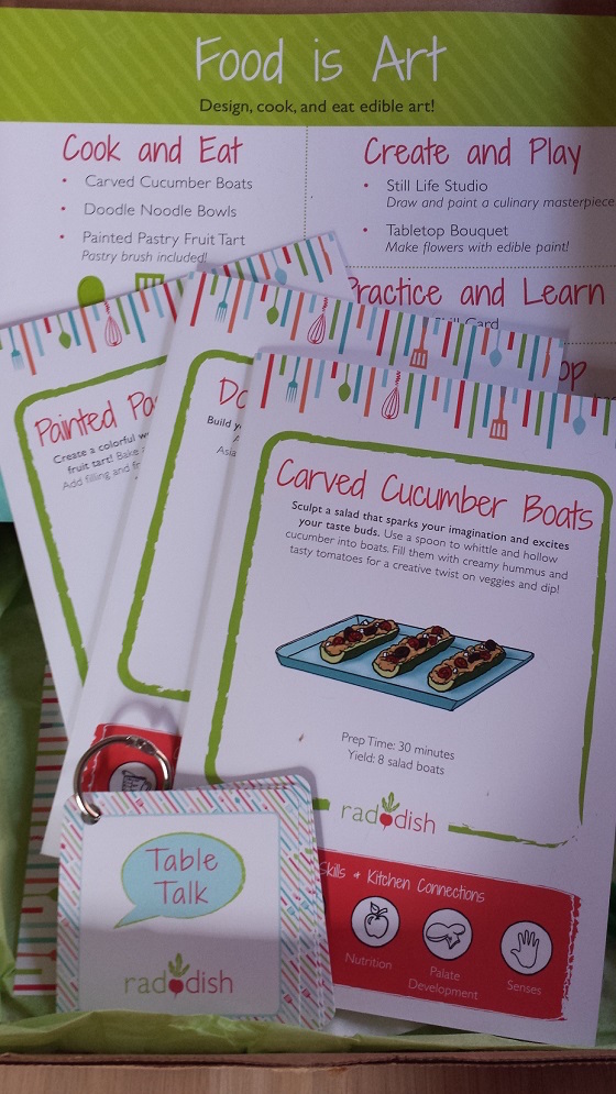 Raddish Kids Subscription Box Review – March 2015 Inside