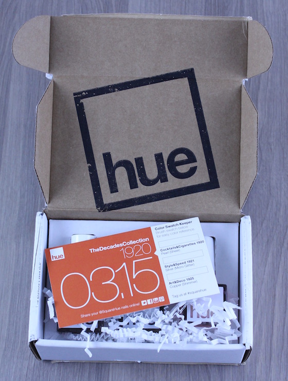 Square Hue Nail Polish Subscription Box Review – March 2015 Box