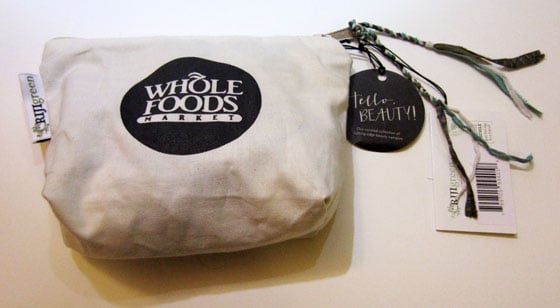Whole Foods Beauty Bag Review Bag Back