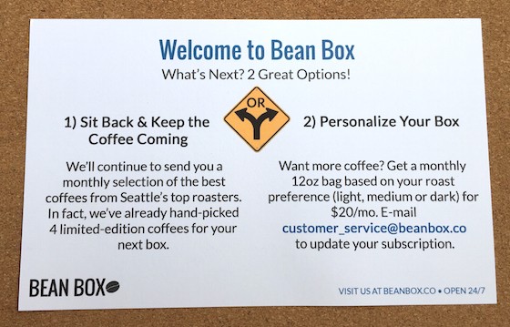 Bean Box Subscription Review + Free Box Coupon - April 2015 Card 3