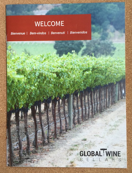 Global Wine Cellars Wine Club Review - April 2015 - Welcome